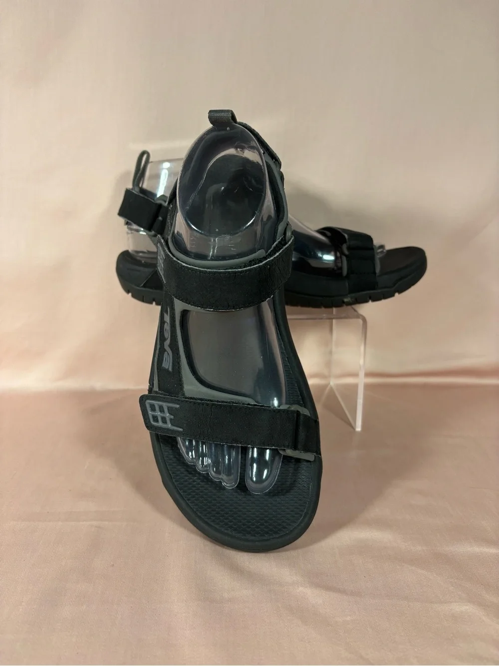 Teva Men's Black/Gray Minam Hiking Sandals Size 7 (4289)